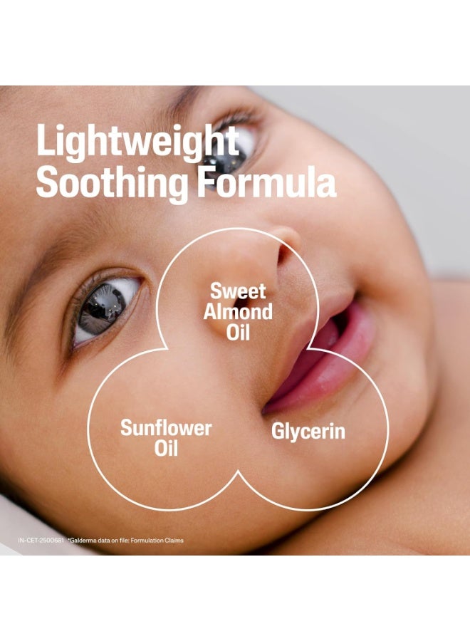 Cetaphil Baby Soothing Moisturising Cream 100 g for Newborns & Babies | 48H Hydration & 8H Skin Barrier Protection | With Glycerin, Sunflower Seed Oil & Sweet Almond Oil | Gentle Face & Body Moisturiser - Image 4